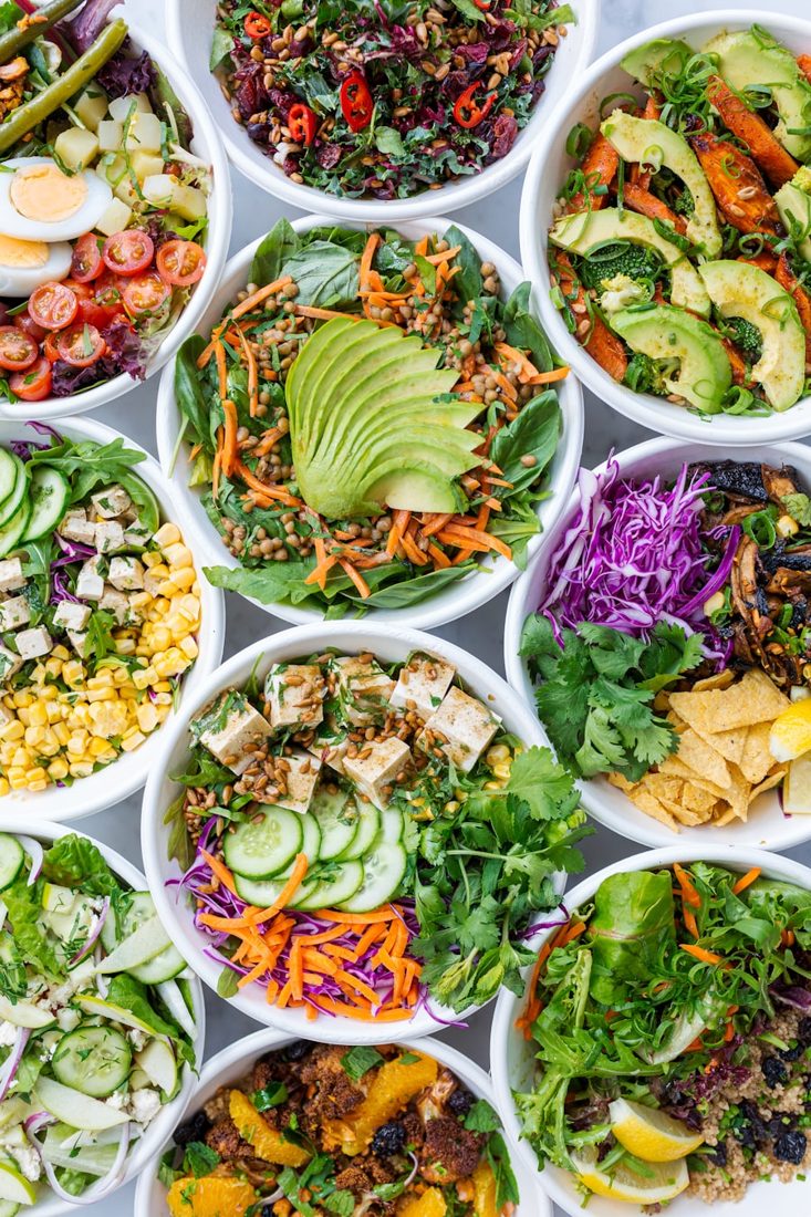 Fresh bowls, plated daily