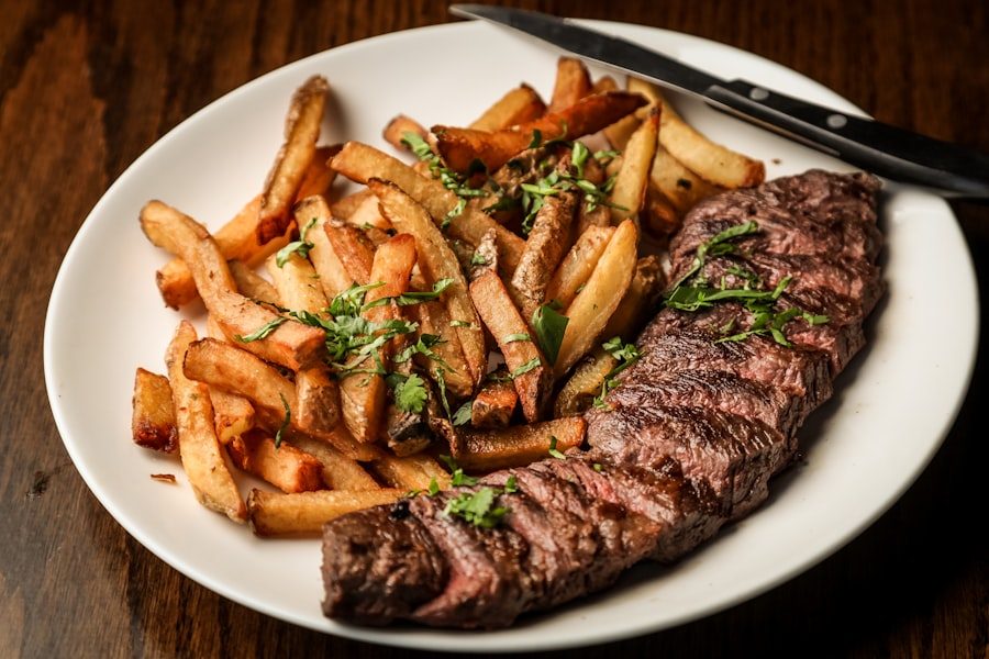 Steak Grillé à l'Ail